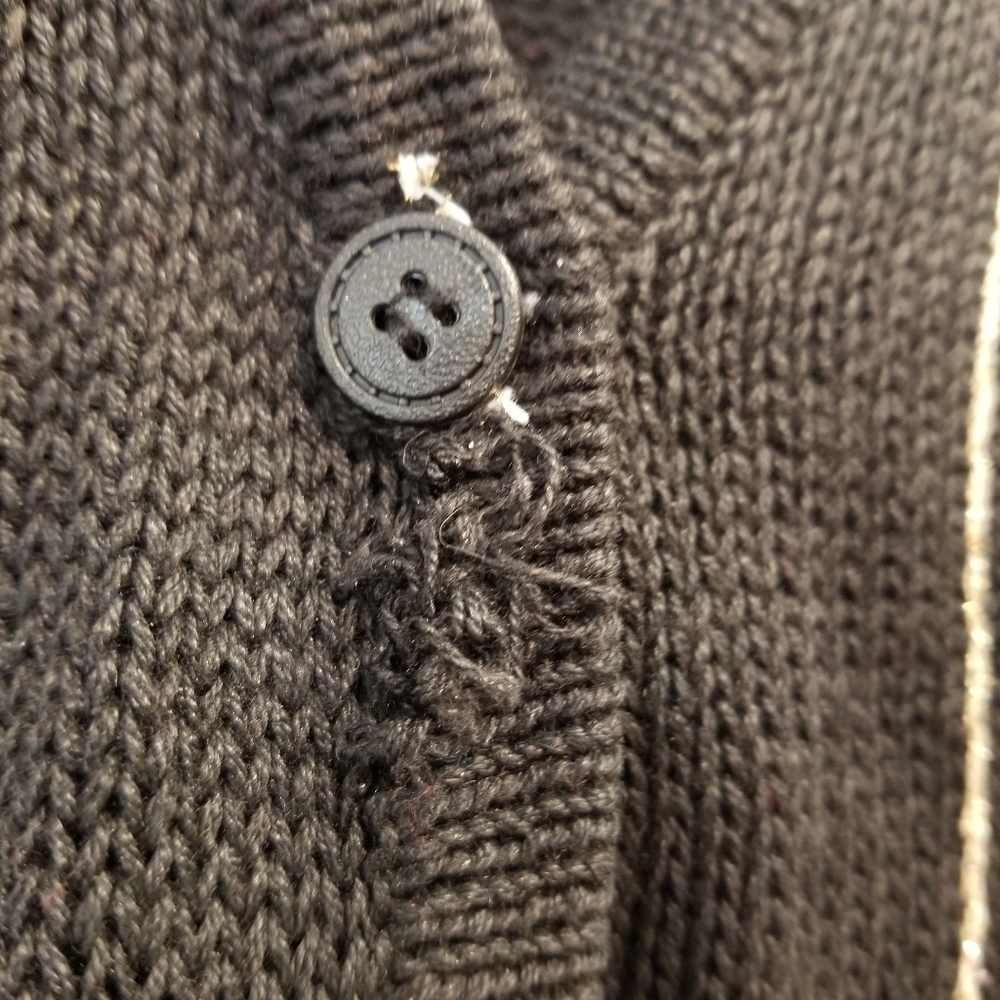 {S} Christmas Ornaments Sweater Vest Beaded Embroidered Holiday Season - Picture 13 of 13